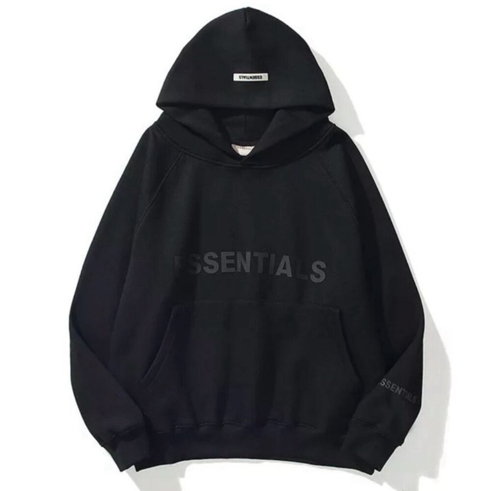 Essentials Black Hoodies Fear of God